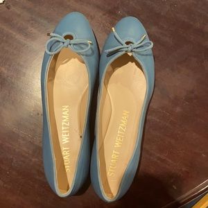 stuart weitzman teal flats originaly 400 dolars